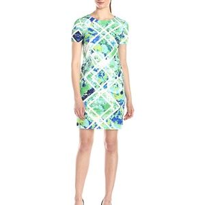 Vince Camuto Shift Dress Size 4 Blue